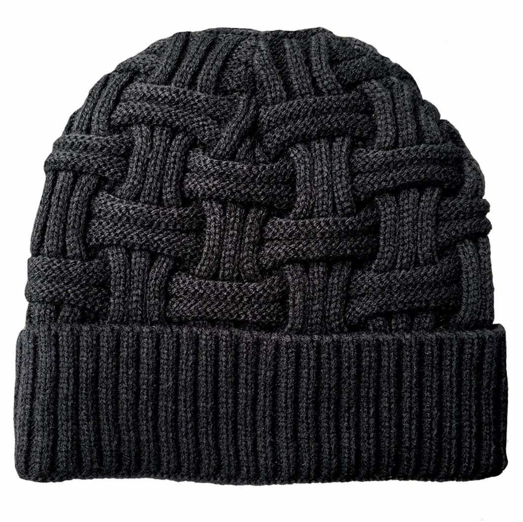 Unisex Acrylic Warm Soft Slouchy Skull Winter Hat Knitted Beanie