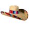 Cowboy Multi-Color Mexico Straw Mini Sombrero Hat with Wide Brim