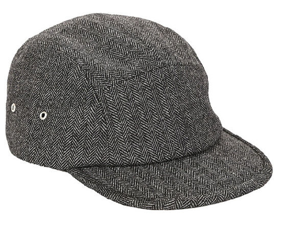 BSCI Audit Custom Blank Fashion Flat Brim Wool 5 Panel Cap