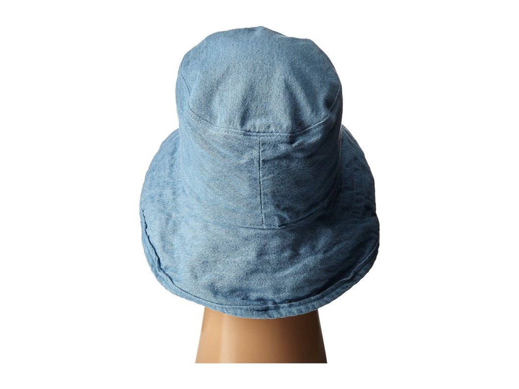 Unisex Down-Turned Brim Crusher Bucket Fashion Hat in Washed Cotton