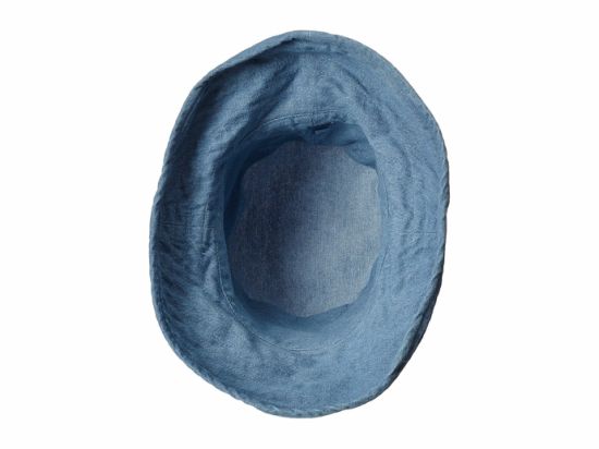 Unisex Down-Turned Brim Crusher Bucket Fashion Hat in Washed Cotton