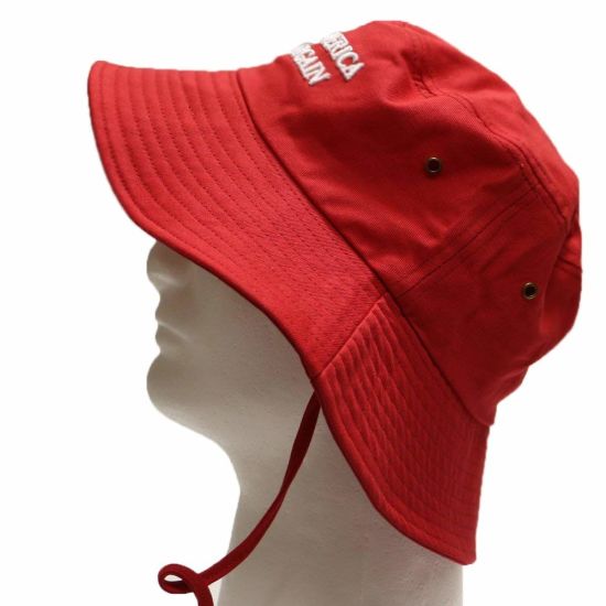 Adjustable Cotton Breathable Trump Bucket Make America Great Again Hat