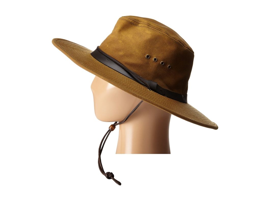 Custom Wide Brim Bucket Cotton Outdoor Fishing Hat with String