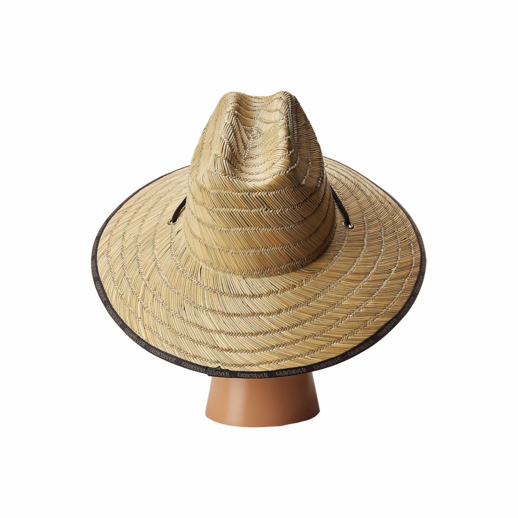 Adjustable Breathable Lightweight Paper Straw Pierside Lifeguard Hat
