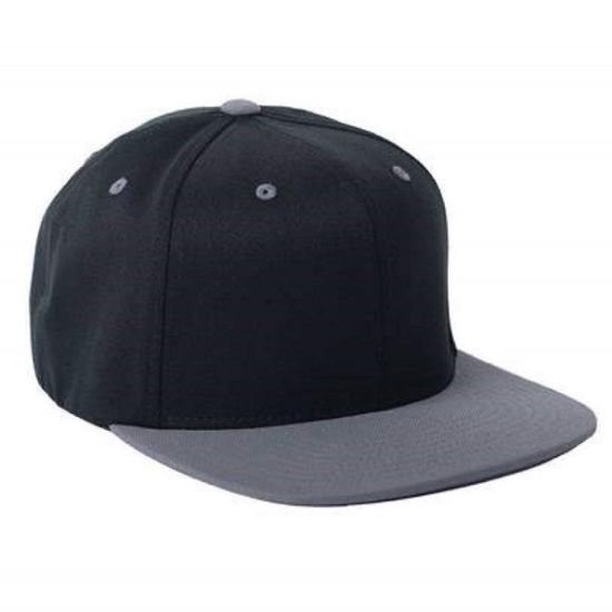 100% Polyester 6-Panel Flat Bill Snapback Baseball Cap Hip Hop