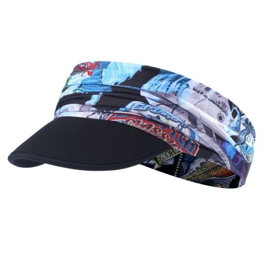 Summer Foldable Sun Protect Soft Visor Cap Without Crown for Running Riding Outdoor Sports
