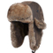 Winter Trapper Pilot Aviator Knit Russian Ushanka Leather Bomber Hat