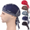 Wholesale Custom Breathable Quick-Dry Sport Bandana Hat Pirate Durag Cap