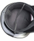 Custom Black PU Leather Performance Officer Military Peak Cap