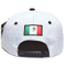 BSCI Audit Custom Adjustable Mexico Flag Embroidered Visor Snapback Cap