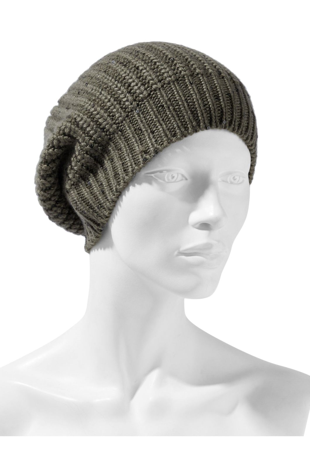 Wholesale 100% Acrylic Custom Warm Beanie Winter Striped Knit Hat