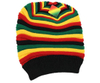 Acrylic Slouchy Reggae Style Stretchable Knitted Slinky Beanie Rasta Hat