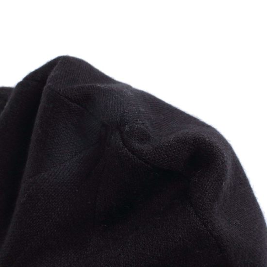 Custom Blank Beanie Knitted Hat Thick Wool Mens Skull Cap