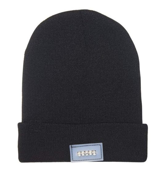 Wholesale Custom Acrylic Winter Camping Outdoor Knitted LED Beanie Hat