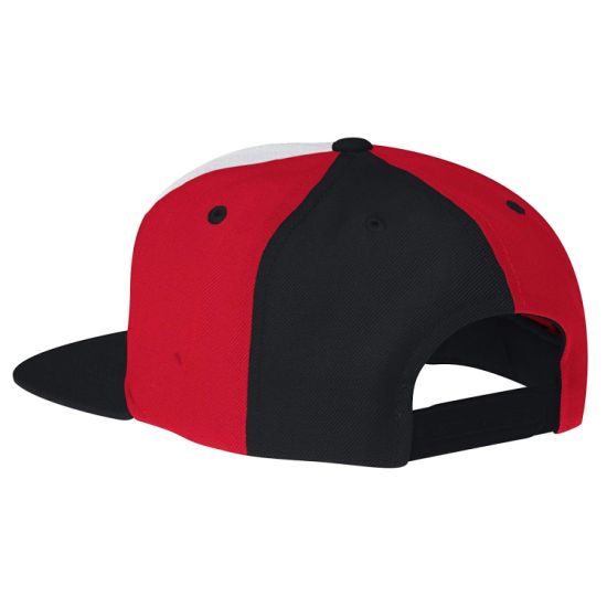 Custom Embroidered Cotton Men Basketball Cap with Plastic Snapback Closure