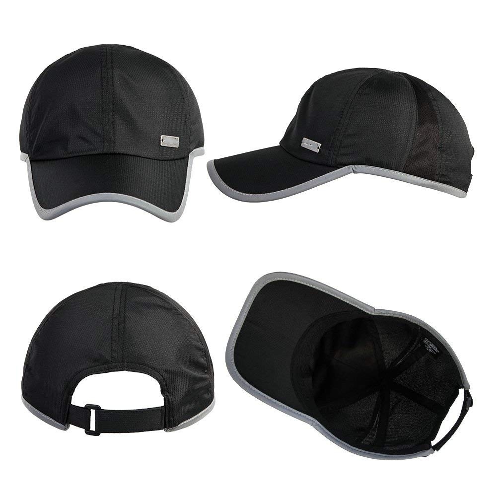 BSCI Audit Quick-Dry Baseball Type Foldable Brim 100% Polyester Cap