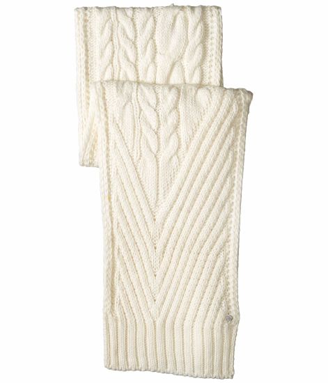 BSCI Audit Custom 100% Acrylic Winter Warm Ribbed Cable Knit Scarf