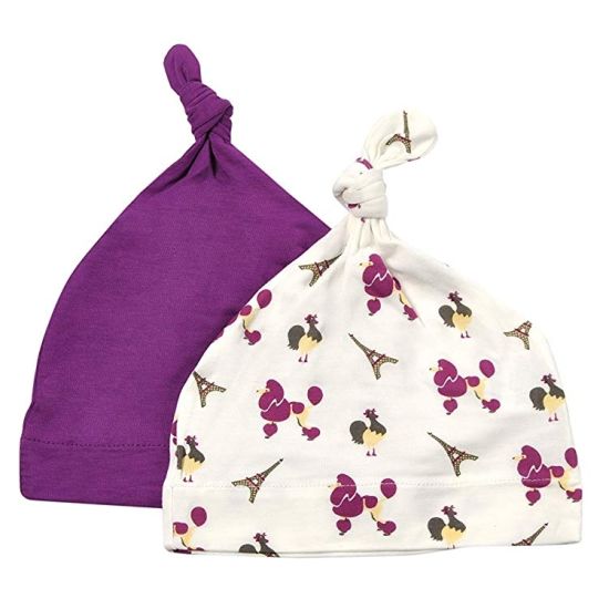 Soft Knotted Toddler Beanie Bamboo Rayon New Born Baby Cap