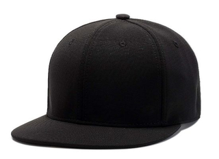 Adjustable Fashion Hip Hop Blank Customized Flat Brim Cap Snapback with 6 Embroidered Eyelets