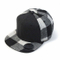 Fashion Baseball Cap Wool Blend Plaid Adjustable Snapback Cap Customized for Man Women