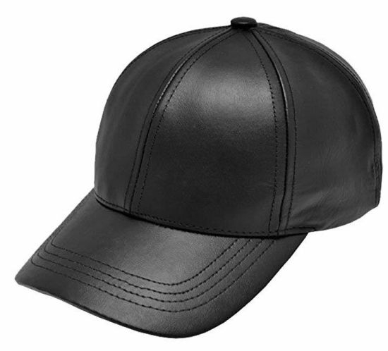 Sedex Audit Custom 6-Panel Fitted Genuine Leather Baseball Cap