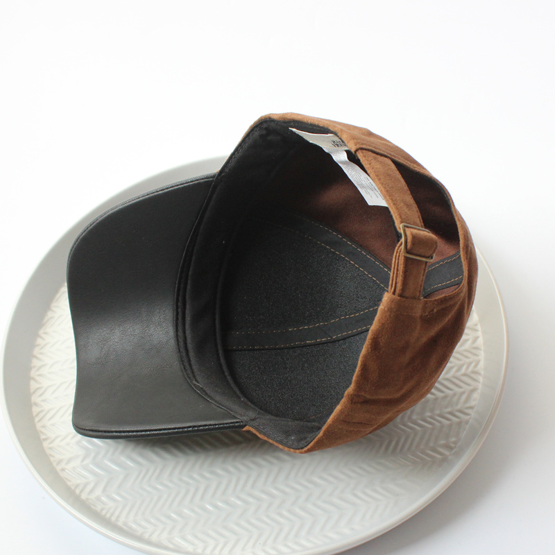 Blank Ladies Polyester Faux Suede New Arrival Camel Baseball Suede Cap