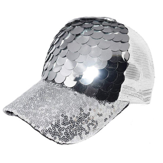 Sedex Audit 100% Cotton Bling Mermaid Adjustable Mesh Party Trucker Sequin Caps