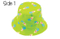 Kids 100% Polyester Outdoor Printed Lovely Baby Sun Protection Children Bucket Reversible Hat