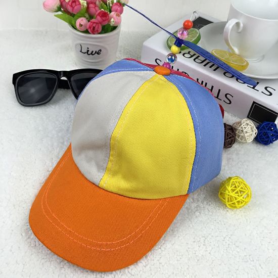 Custom Unisex 6-Panel Traditional Baseball Cap Multi-Color Propeller Hat