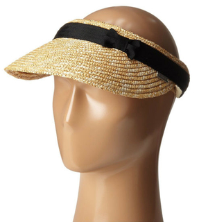 Sedex Audit Simplicity Grosgrain Hatband Sun Protection Straw Visor Hat