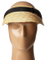 Sedex Audit Simplicity Grosgrain Hatband Sun Protection Straw Visor Hat
