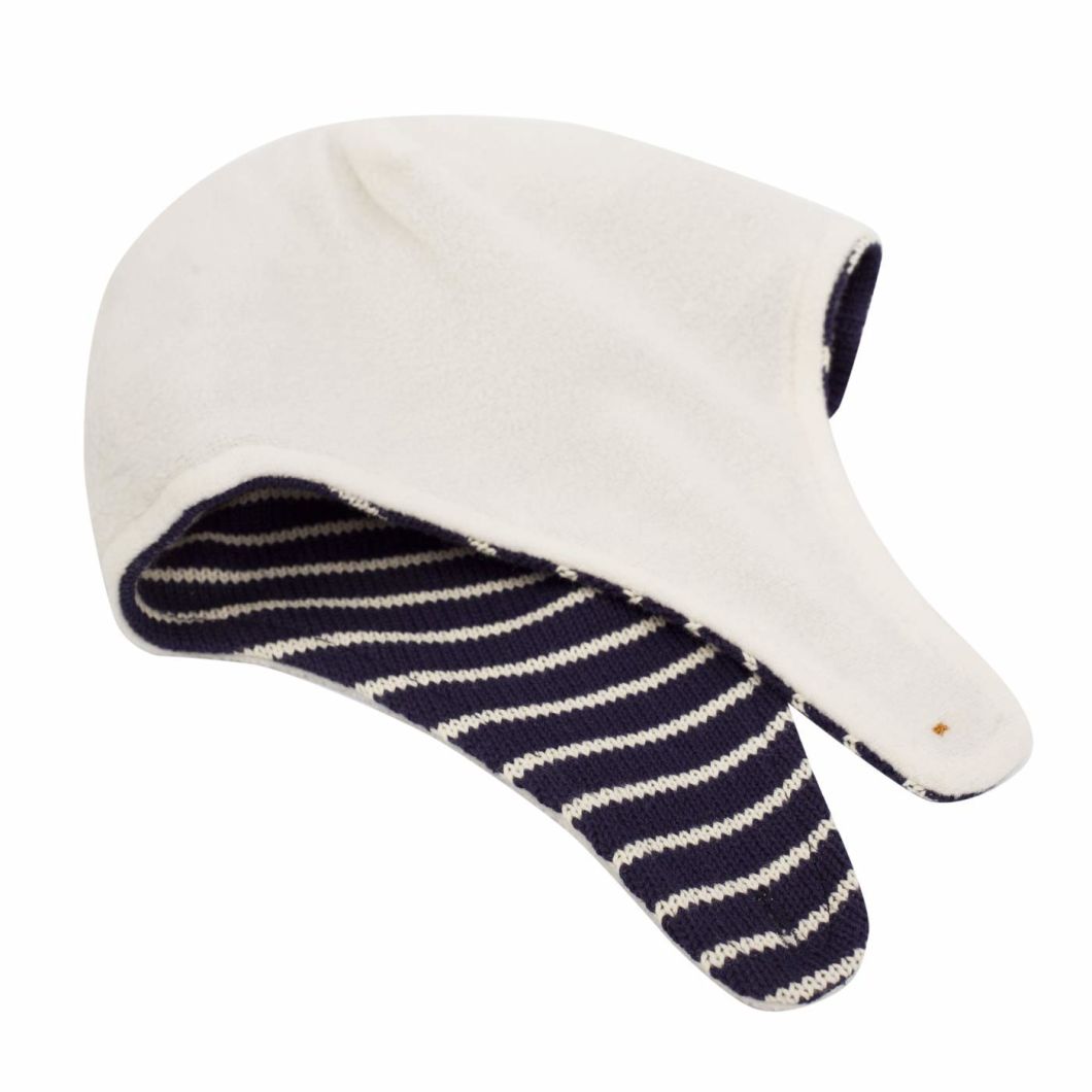 Cotton Knitted Beanie Warm Animal Patterned Striped Winter Children Hat