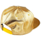 Adjustable Fashion Gold Style Unisex Punk Cap Snapback Custom with PU Leather Cotton Blend