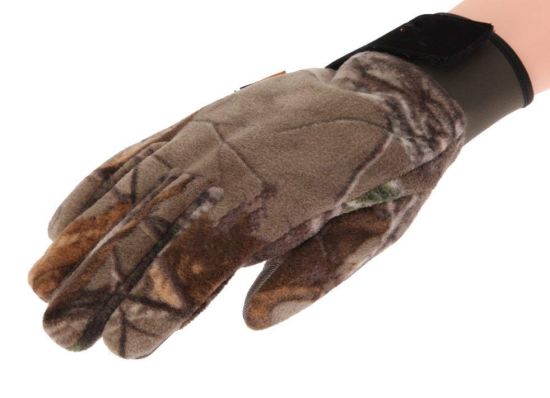 Custom Polyester Camouflage Touchscreen Hunting Glove for Shooting Driving Padding Climbing