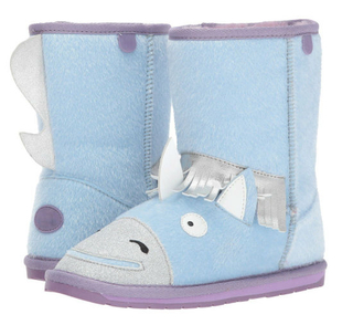 Horse Hair Flat Fur Animal Style Faux Fur Warm Kids Warm Child Snow Boots
