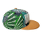 Custom New Sublimation Printing Wall Pattern Gorras Snapback with Hemp Flat Brim