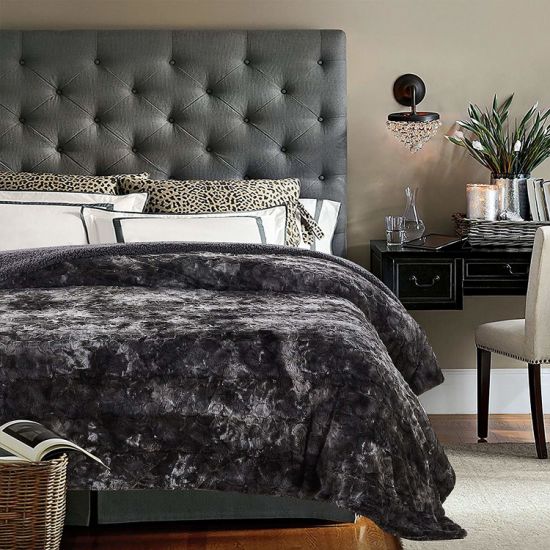 Winter Fur Soft Fuzzy Luxurious Cozy Warm Throw Plush Blanket