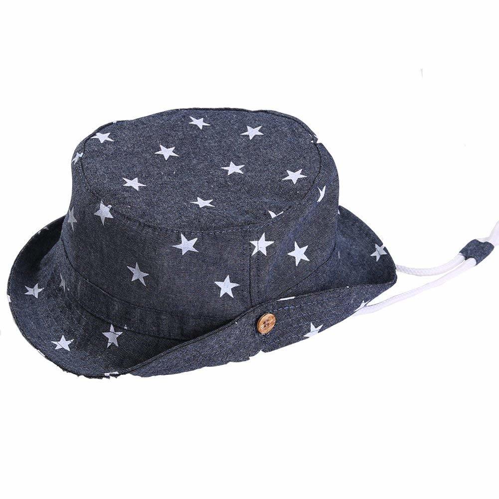 Custom Children Beach UV Protection Reversible Bucket Hat with Adjustment Chin Strap