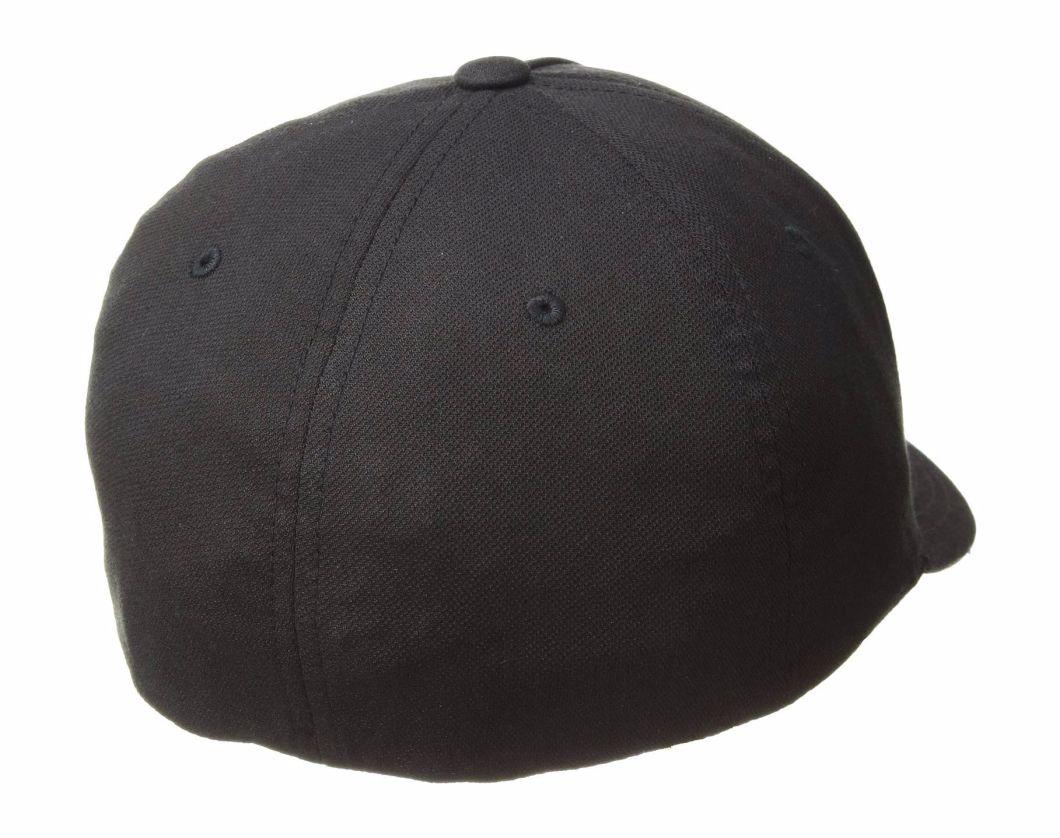 Custom 100% Cotton Curved Brim Patched Logo Baseball Cap Flexfit
