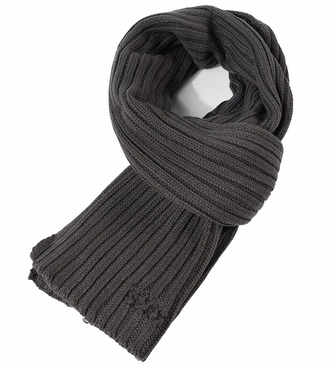 100% Acrylic Long Thick Cable Knit Wool Scarf Wool Knit Scarf