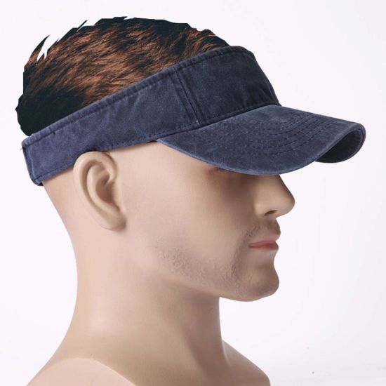 BSCI Audit Custom Women Men Summer Adjustable Vintage Distressed Visor