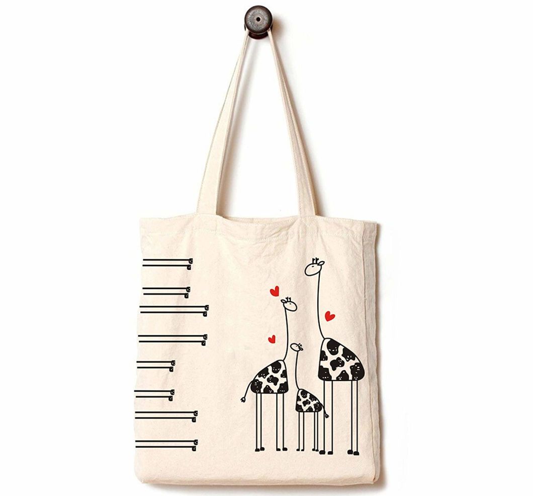 100% Cotton Elegant Durable Heavy Duty Tote Canvas Shopping Bag