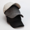 Promotional Unisex Fashion Adjustable Six Panel Black Vintage 100% Wool Baseball Cap
