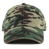 100% Cotton Custom Unisex Curved Brim Camo Army Baseball Hat Camouflage