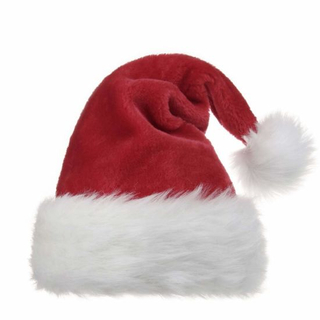 Custom Unisex Winter Beanie Red Soft Christmas Hat Santa Claus