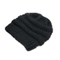 Acrylic Outdoor Winter Warm Stretch Cable Knitted Ponytail Beanie Hat