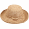 Crushable Summer Beach Crocheted Packable Straw Hat Raffia for Women
