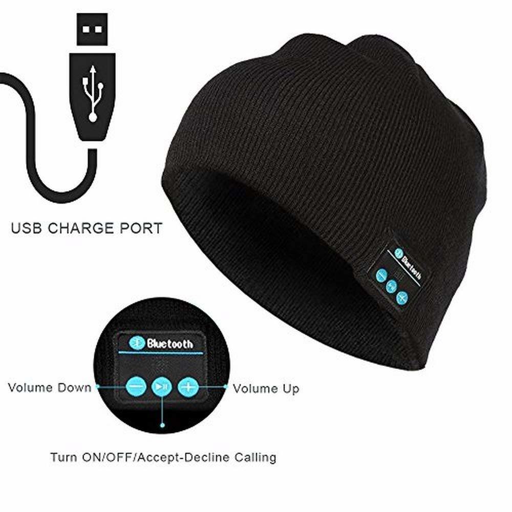 Wholesale Knitted Music Soft Bluetooth Beanie Hat with Wireless Headphone