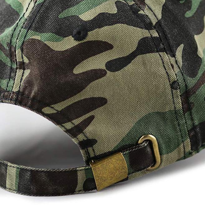 100% Cotton Custom Unisex Curved Brim Camo Army Baseball Hat Camouflage