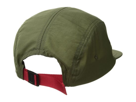 100% Nylon Adjustable Flat Brim 5-Panel Unstructured Camp Hat
